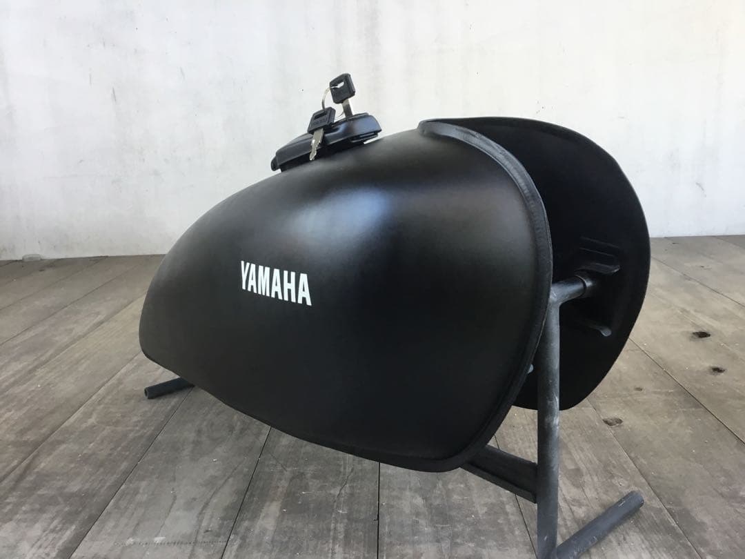 SR400 ガソリンタンク　マットブラック　自家塗装