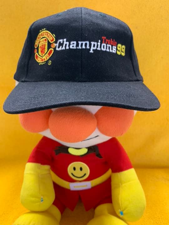 '99Man U三冠記念キャップ 公認商品 希少 未使用品タグ付き
