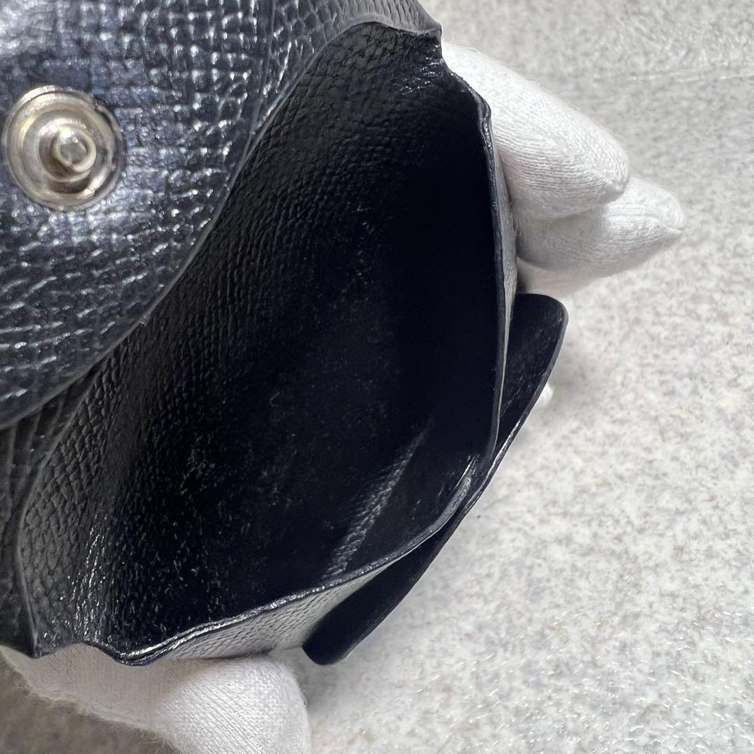 HERMES バスティアブラック レザー ケース