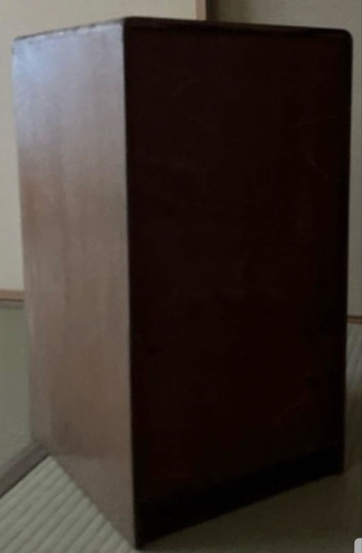 昭和時代の古い木製引き出し家具、