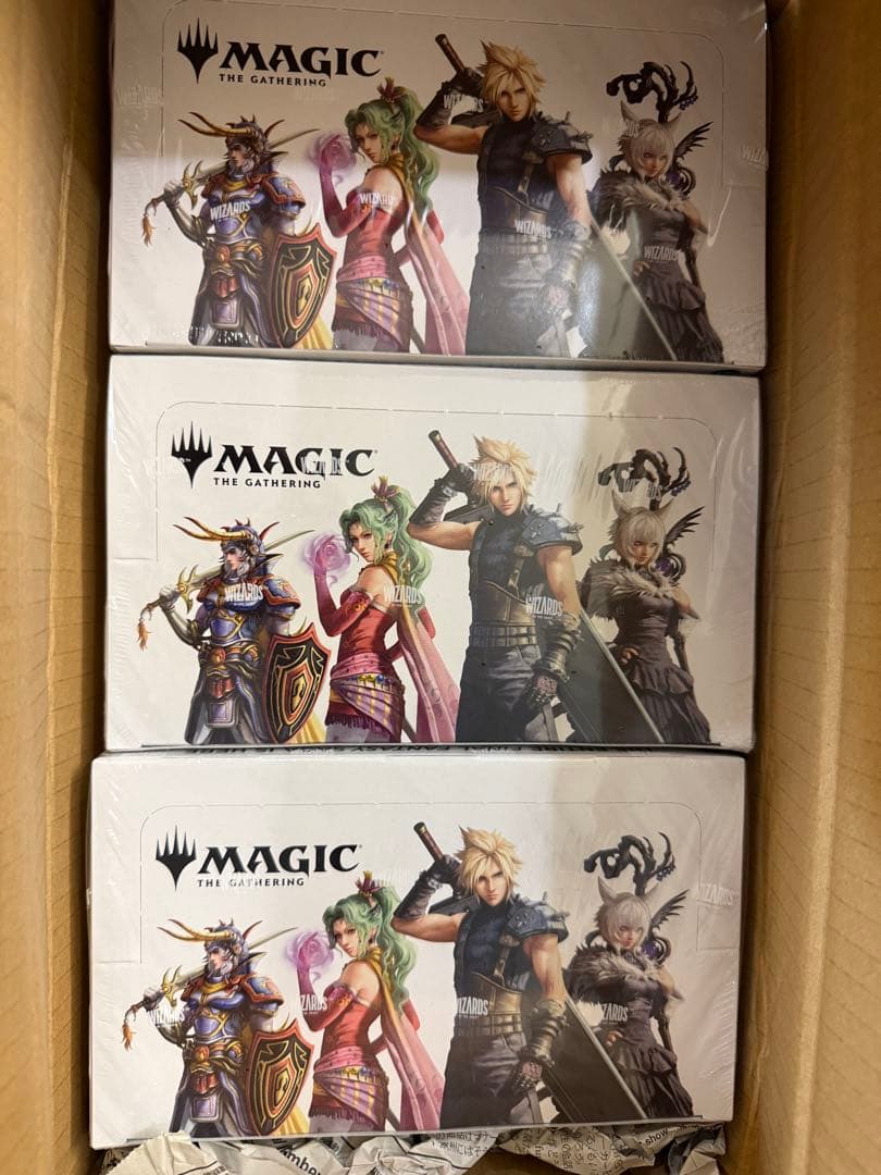 MTG ファイナルファンタジー 英語版 プレイブースター 3BOX 未開封 FF
