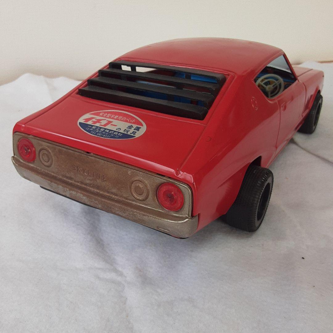 日産スカイライン　 ケンメリ2000 GT イチコ　ブリキ　ミニカー　昭和