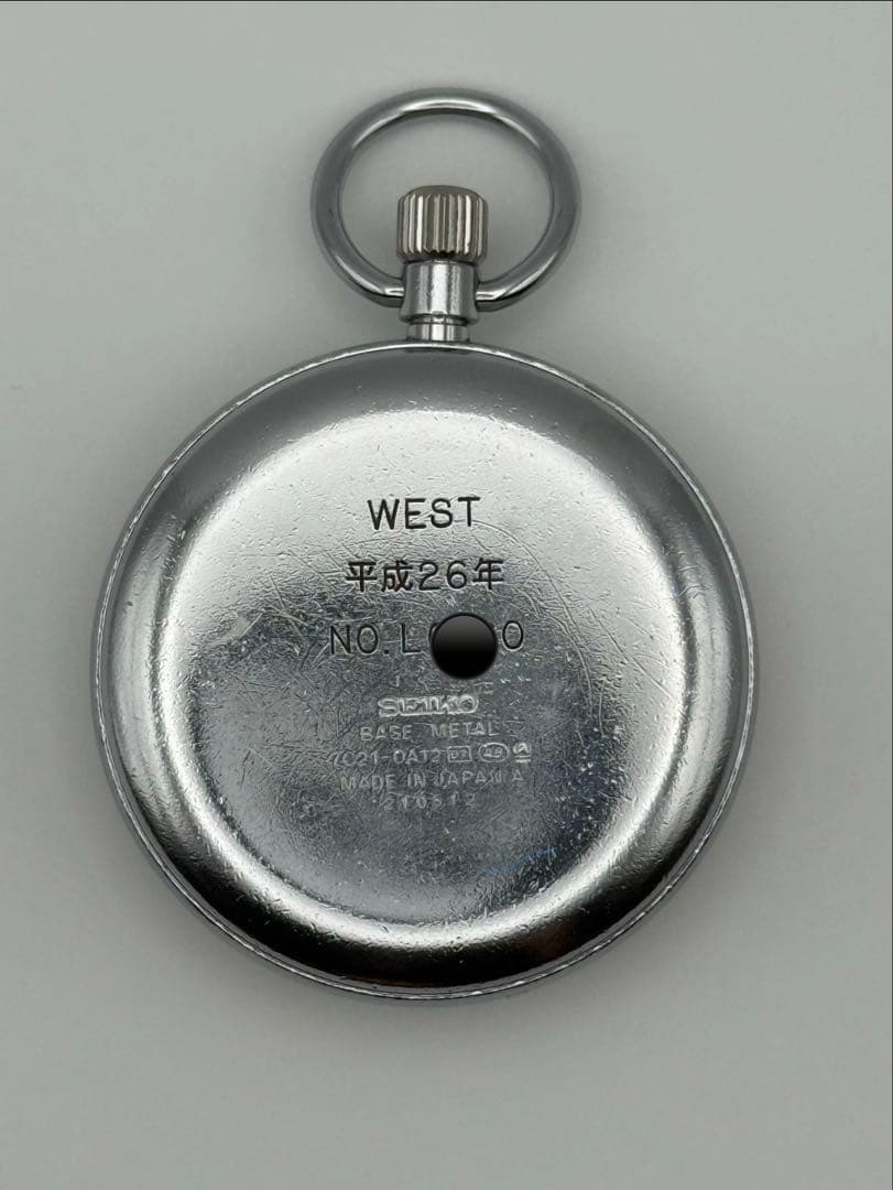 SEIKO JR 懐中時計　鉄道　ルミブライト　動作品　B