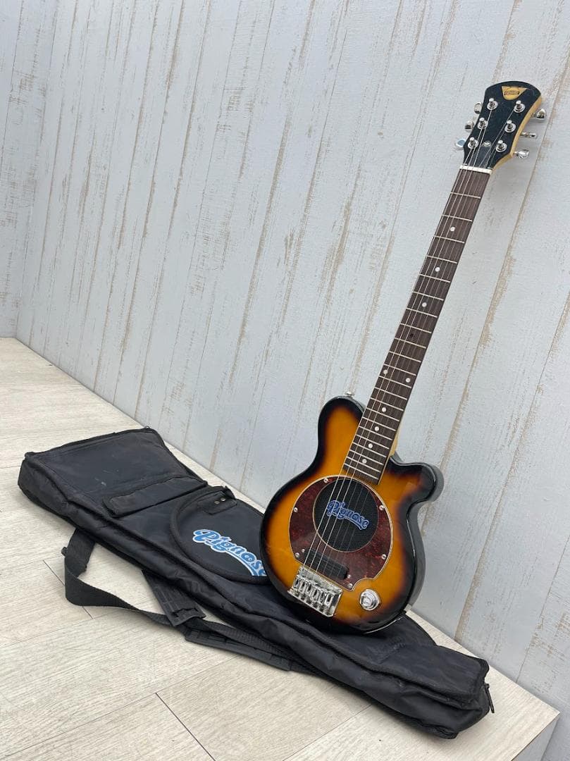 Pignose トラベルギター アンプ内蔵 ミニギター 音出し確認 ソフトケース