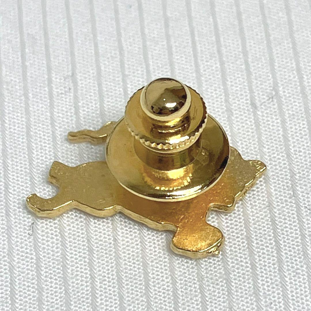 美品 バーバリー BURBERRY 金ピンバッジ ホースロゴ ゴールド