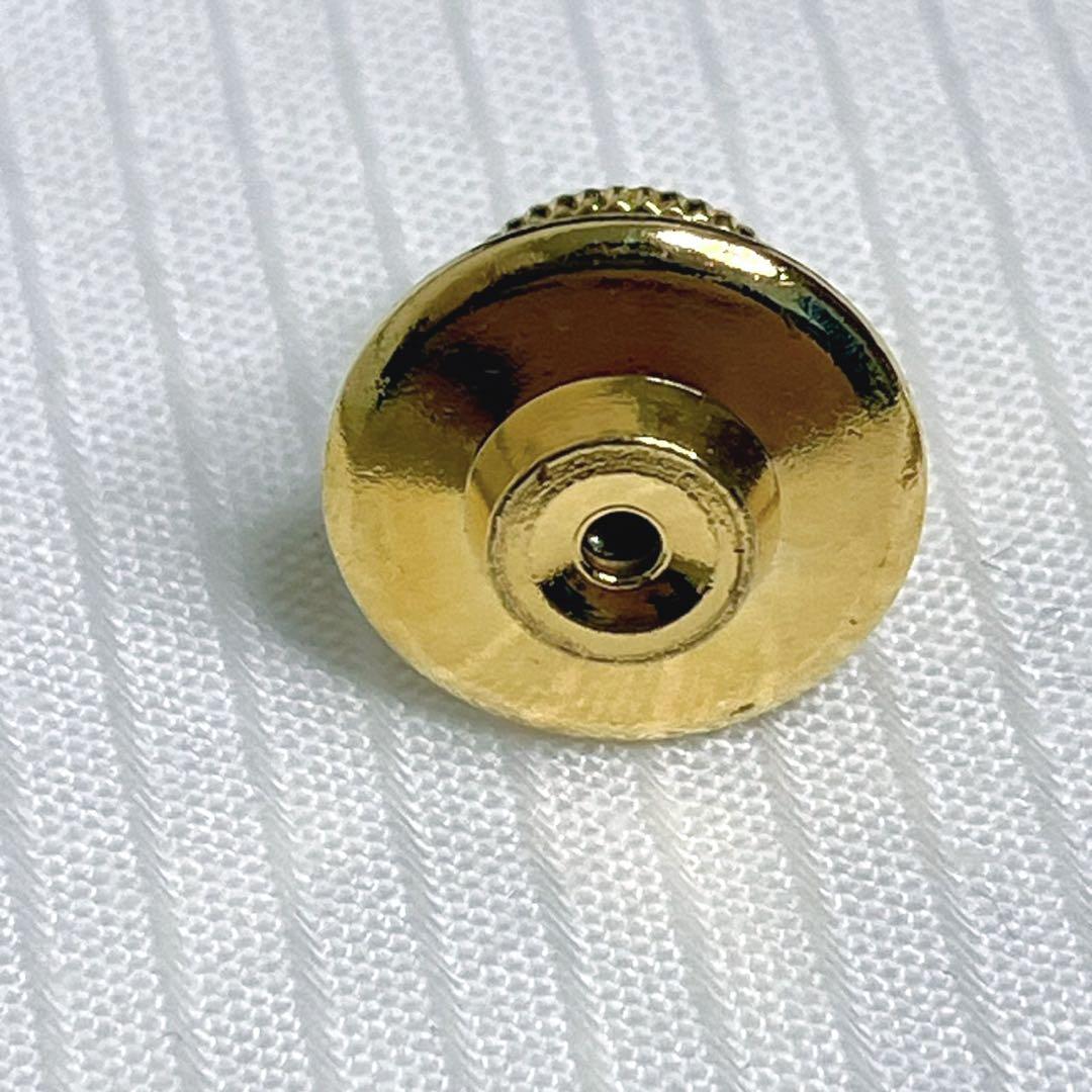 美品 バーバリー BURBERRY 金ピンバッジ ホースロゴ ゴールド