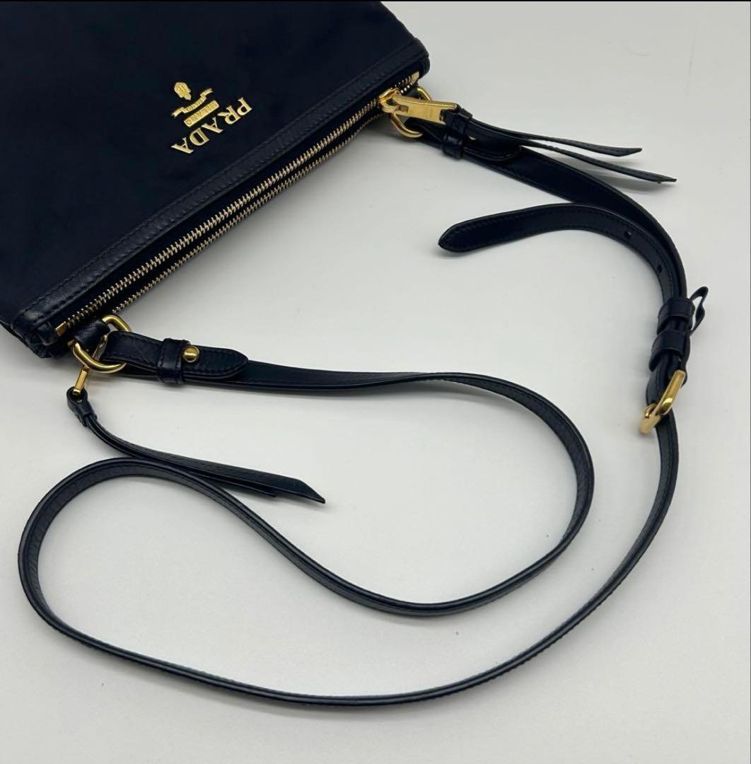 【1026様】PRADA プラダ ショルダーバッグ ダブルポケット ナイロン