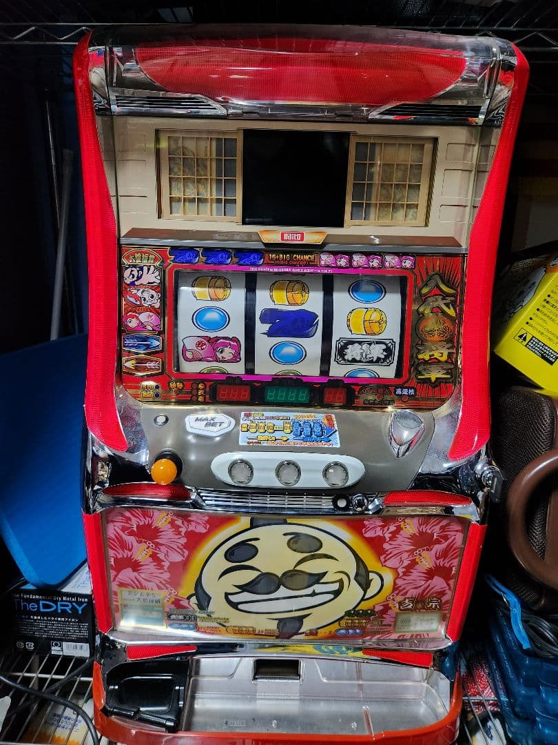 5号機 秘宝伝　封じられた女神　パチスロ台　スロット台　不要機付き