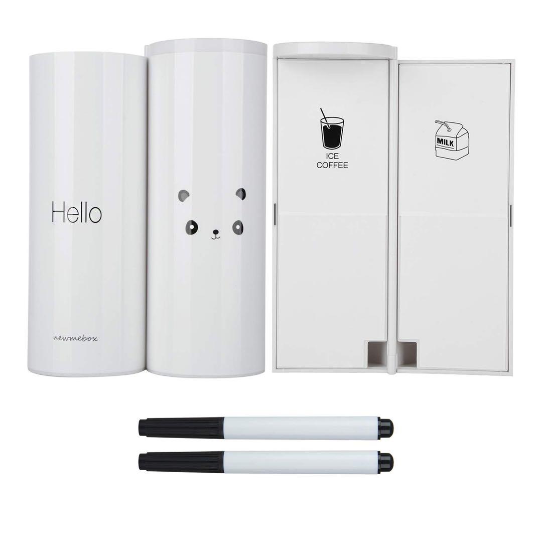 ♪ペンケース 筆箱 筒形 可愛い 文房具ボックス クリエイティブ 筆入れ 文具