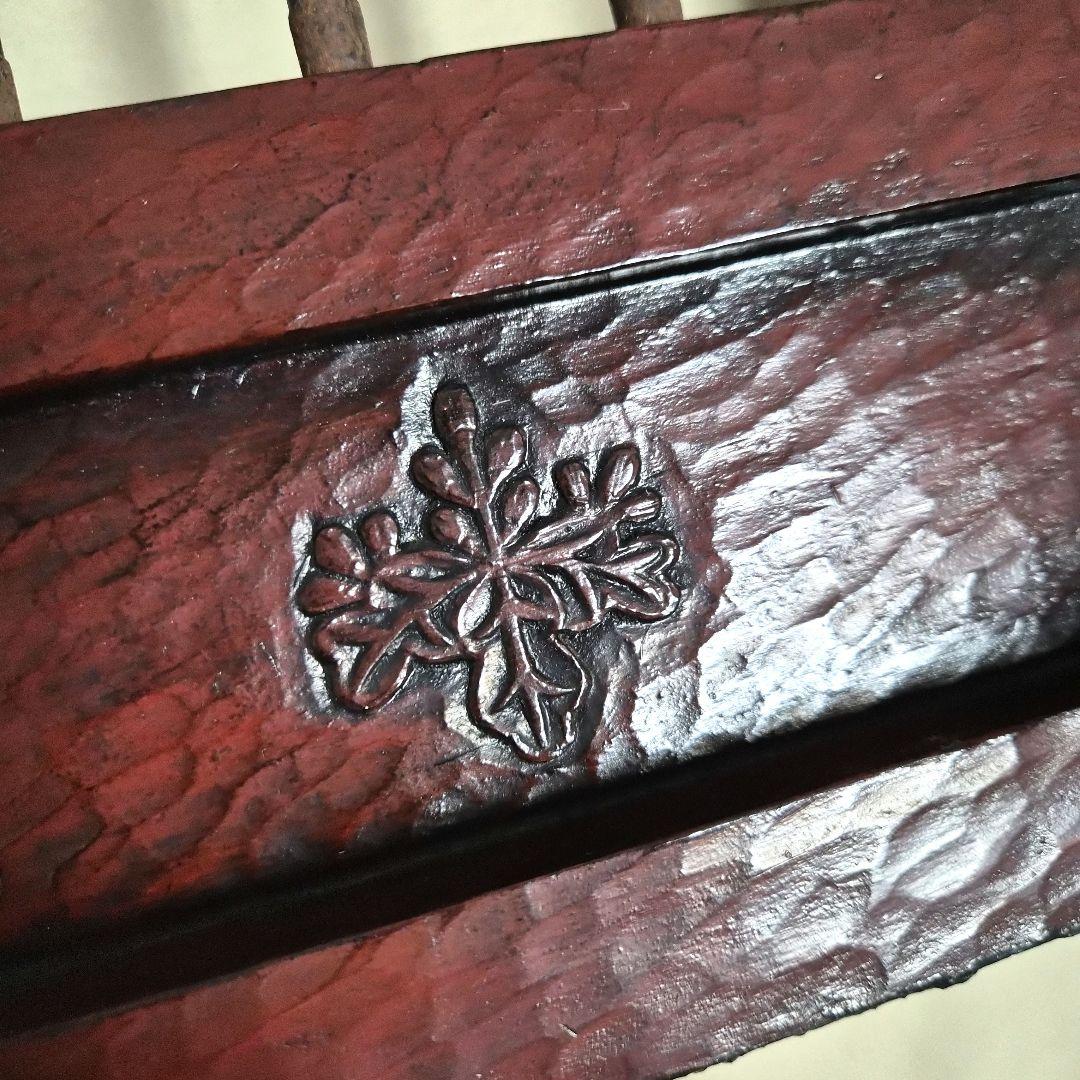 鎌倉彫のような【矢衝立】