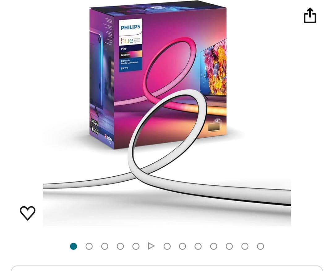 Philips Hue LEDテープTV専用 ストリップライト 65インチ専用