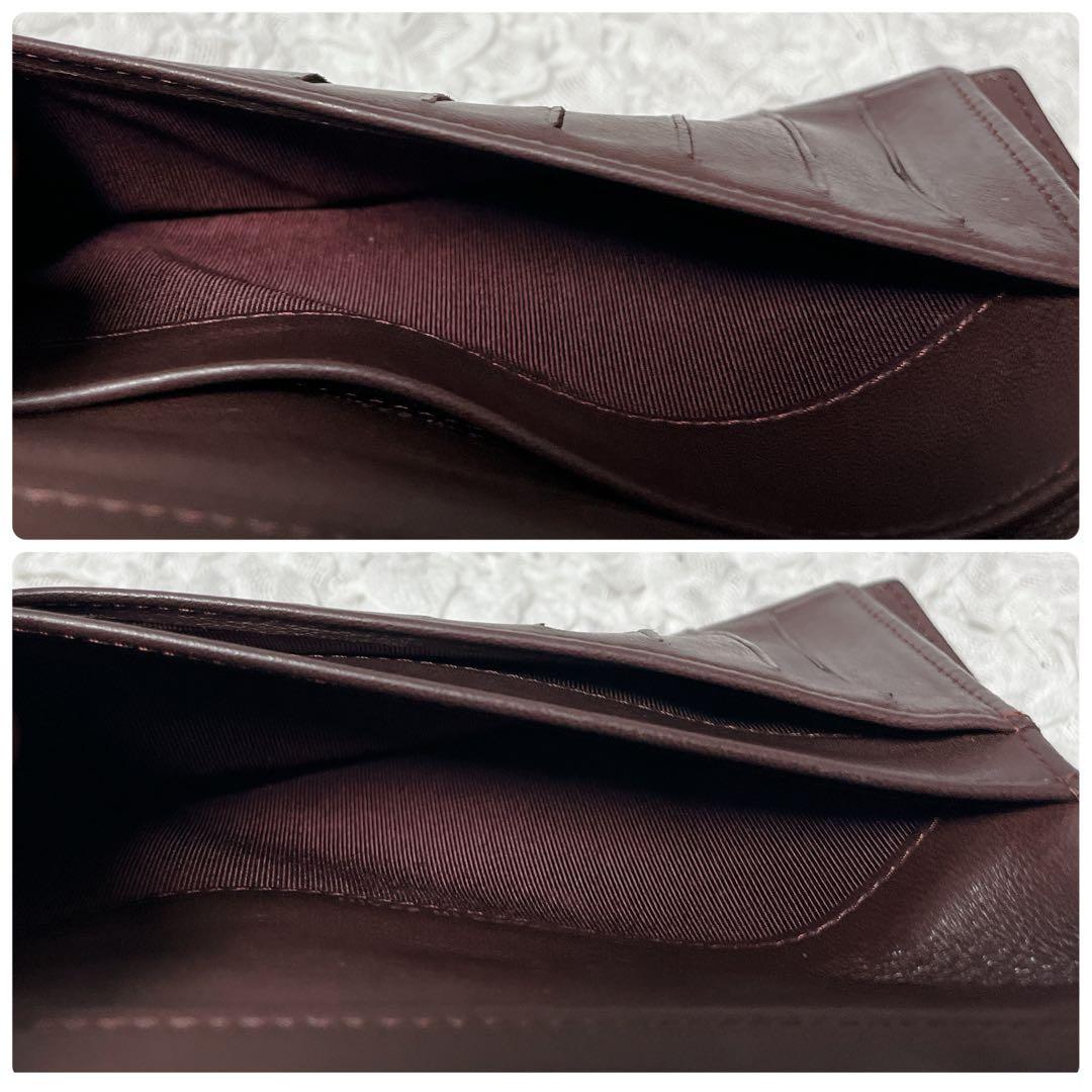 CHANEL マトラッセ シャネル　ココマーク ラムスキン 財布　三つ折り　レザ