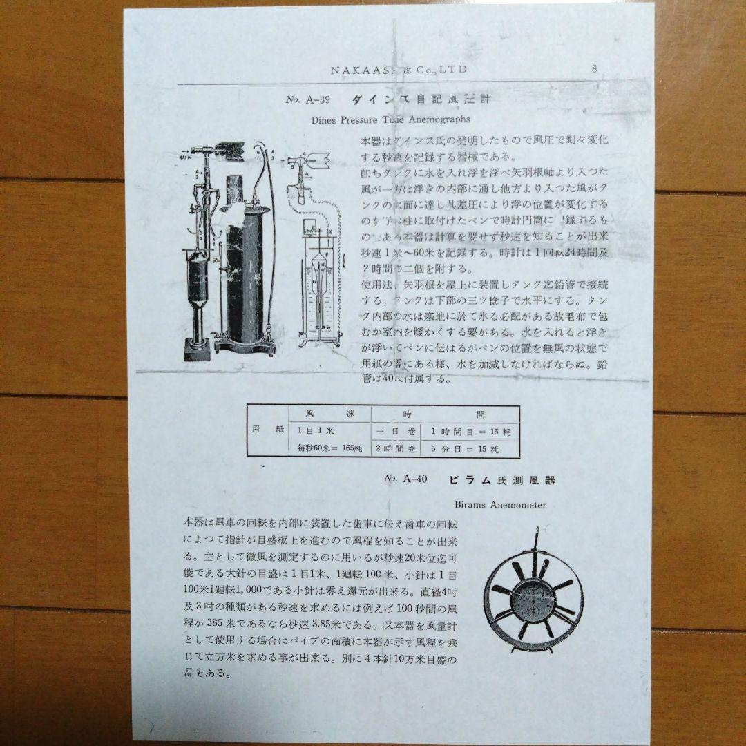 ビラム氏測風器(機械式風速計)