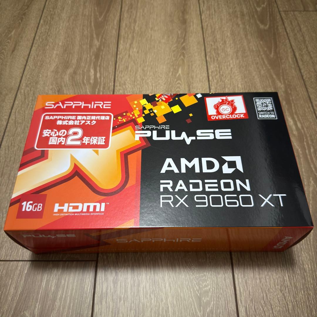グラフィックボード・グラボ・ビデオカード SAPPHIRE PULSE RX9060XT GAMING OC 16GB