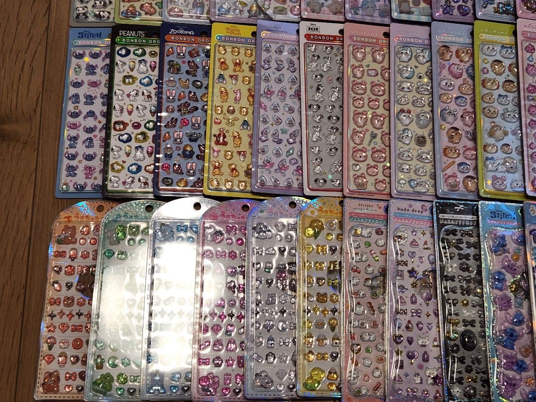 ボンボンドロップシールうるちゅるプチドロップコットンパフィー まとめ売り