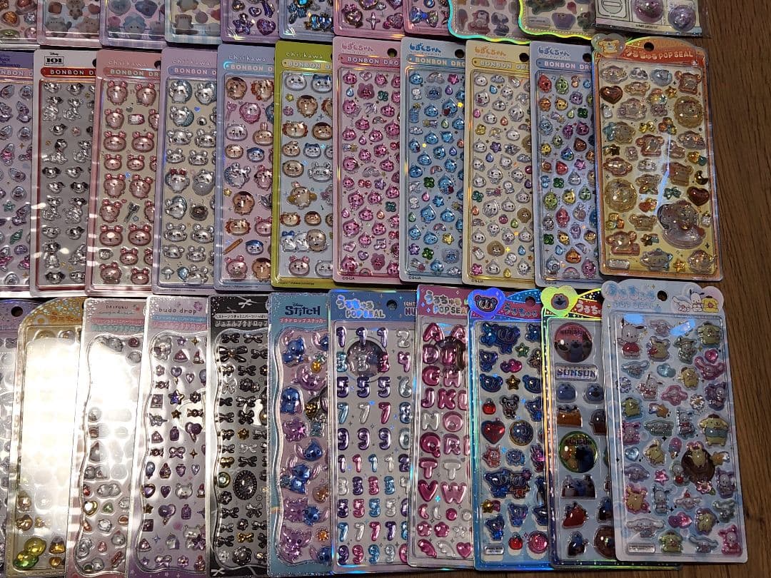 ボンボンドロップシールうるちゅるプチドロップコットンパフィー まとめ売り