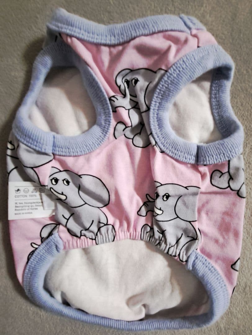 andblank® クマさん.キツネさん.ゾウさん.プリント犬服 4枚