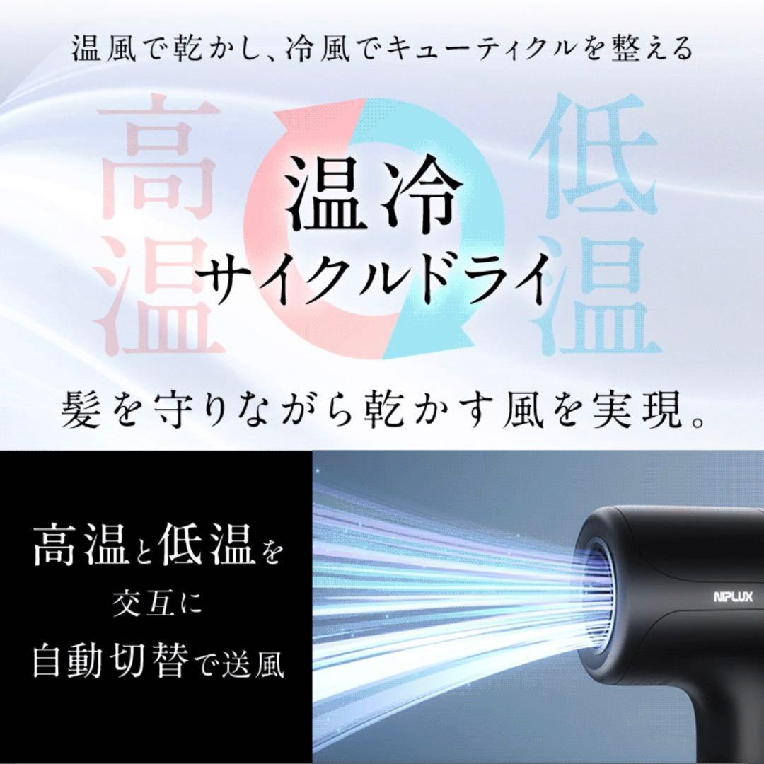 NIPLUX Hair Dryer ニップラックス ヘアドライヤー　新品未使用