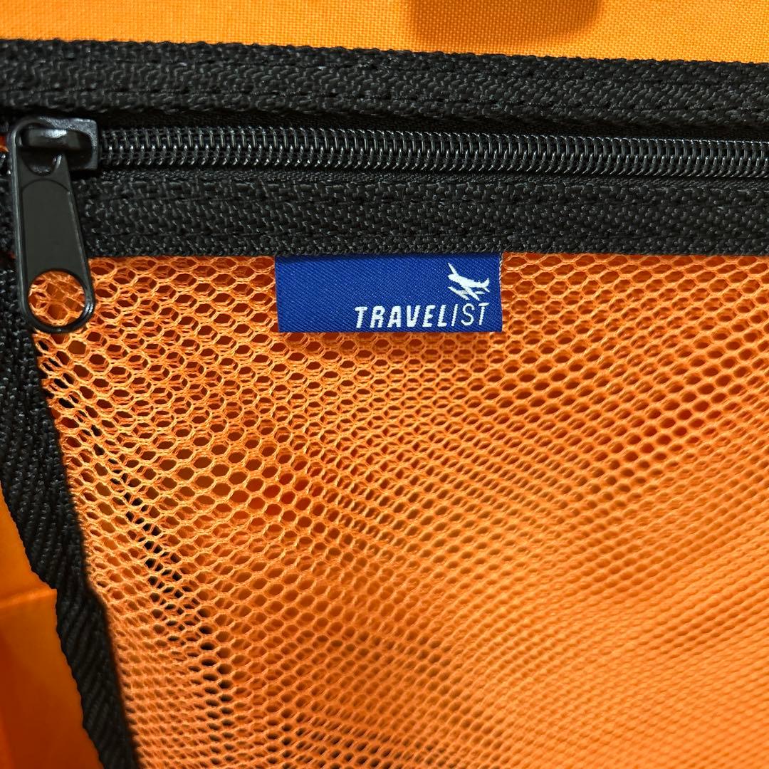 【定価の半値以下】トラべリストスーツケース ネイビー×オレンジ 63L