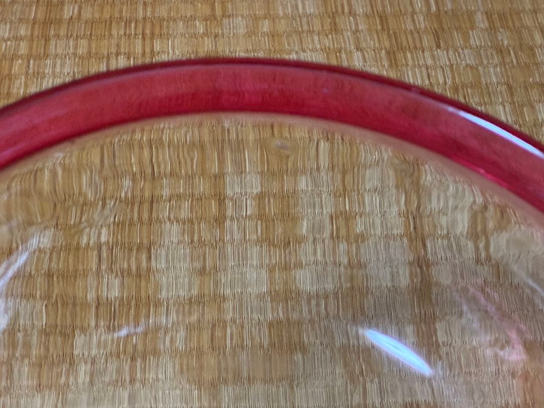 昭和レトロ 気泡 ギヤマン ガラス鉢 ガラス皿