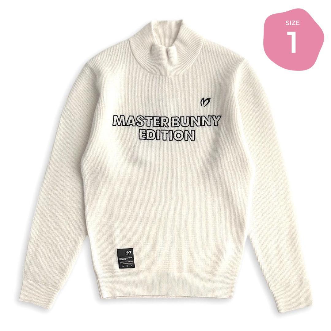 553マスターバニー レディース ゴルフウェア ウールカシミヤニット 白 1 M