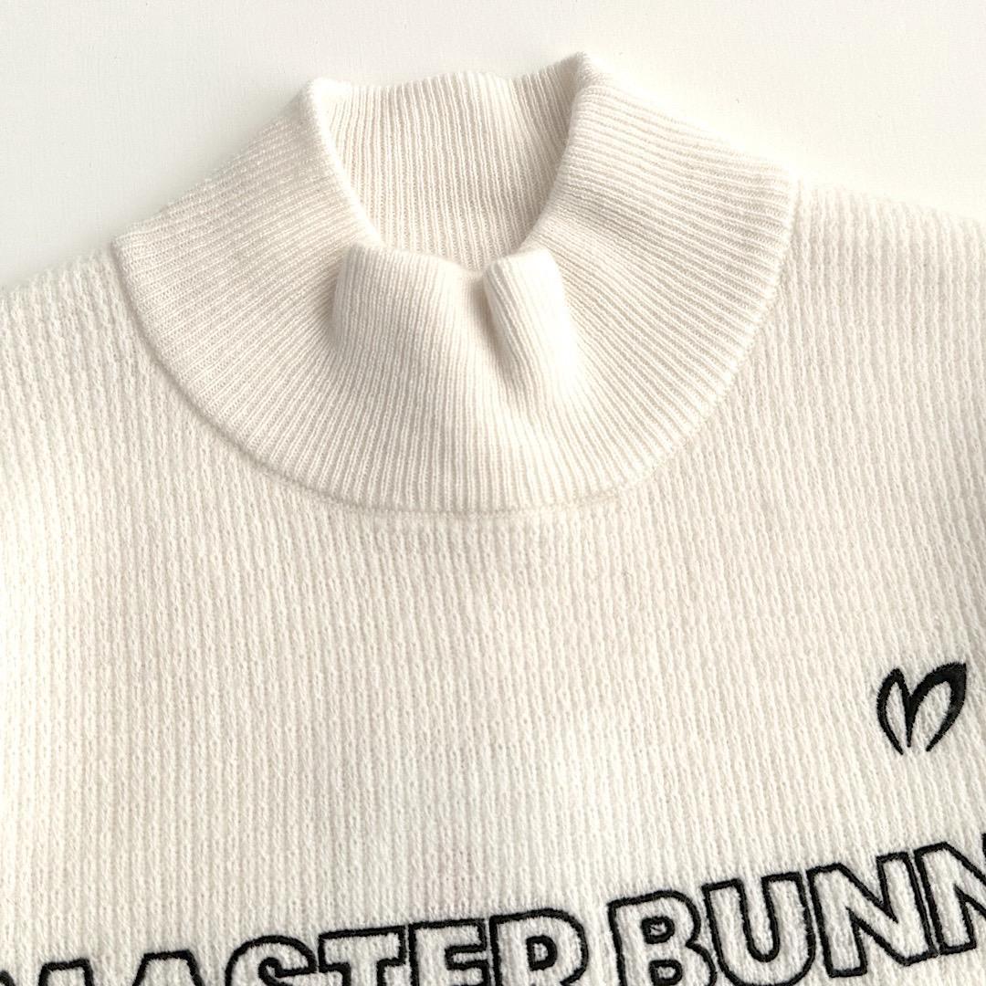 553マスターバニー レディース ゴルフウェア ウールカシミヤニット 白 1 M