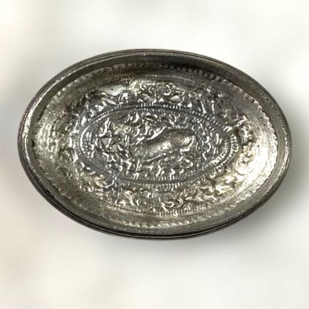 G-15 純銀　小物入れ　アンティーク　インテリア　雑貨　美術品　工芸品