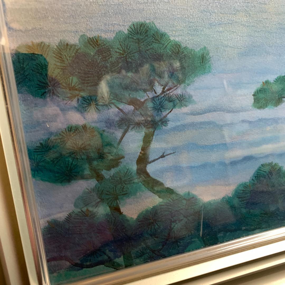 真作保証　絵画　　日本画　　山岸　純　　【　師　徳岡神泉　/　京都府出身