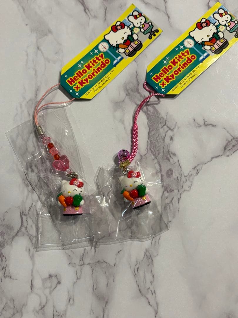 ハローキティ ストラップ 2個セット激レア