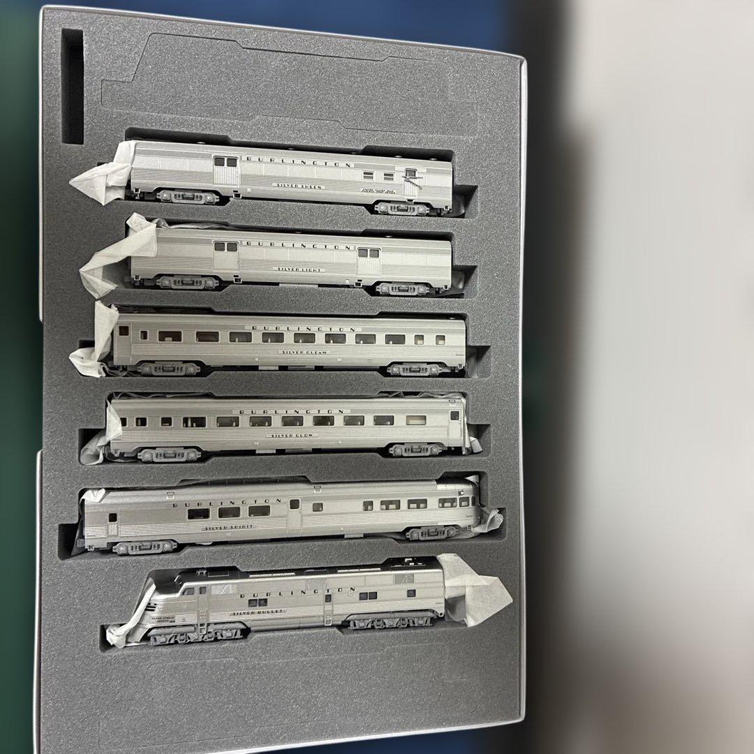 KATO CB&Q EMD E5A シルバーストリークゼファー 6ユニットセット