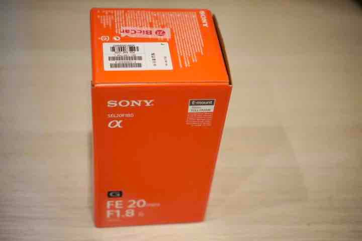 レンズ(単焦点) FE 20mm F1.8 G SEL20F18G