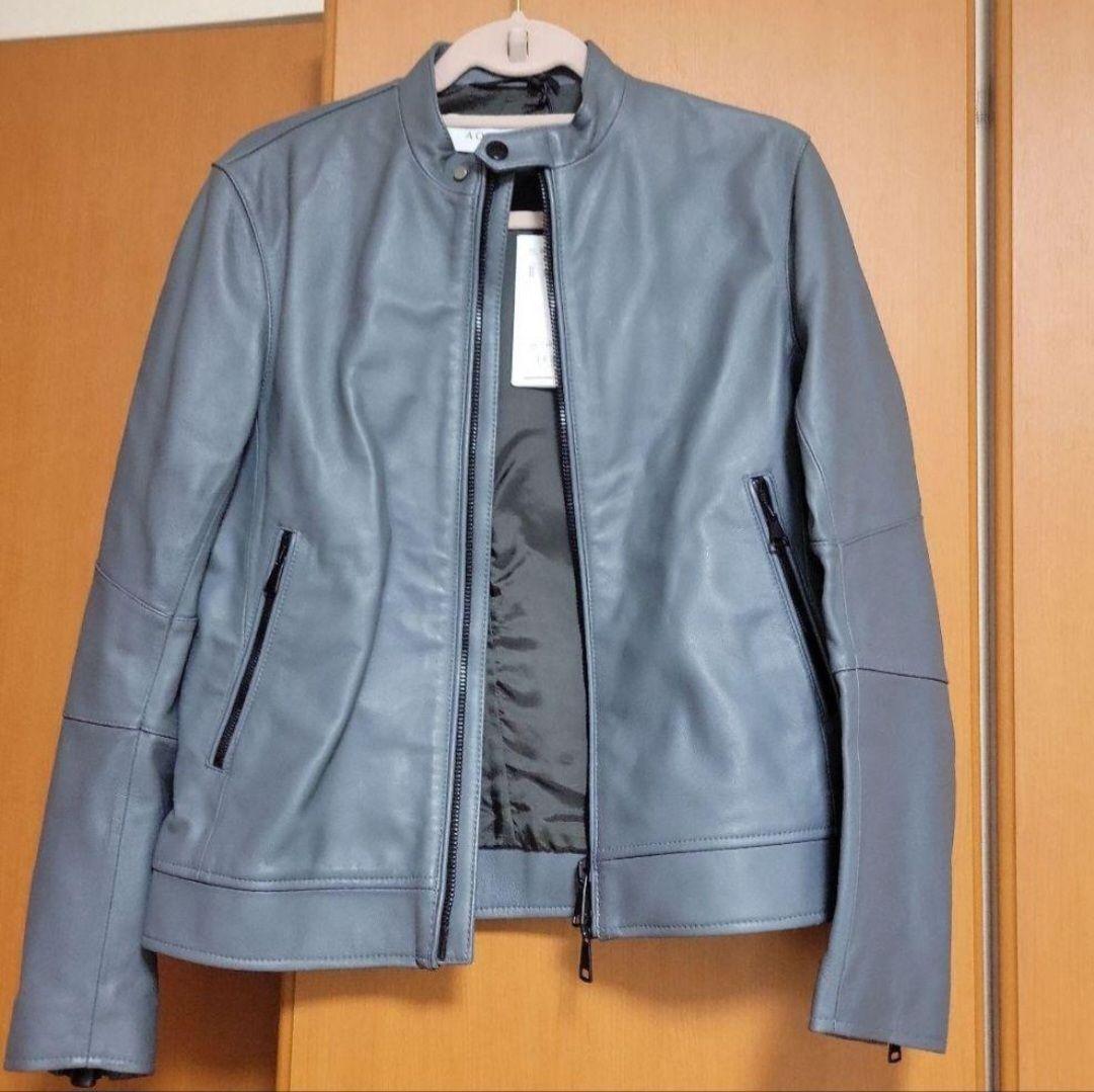 【TK】AOURE　アウール　イタリアンレザー　ライダースジャケット　M
