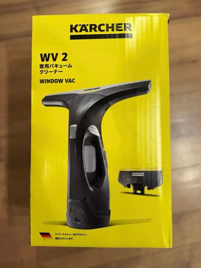 【未使用品】ケルヒャー 窓用バキュームクリーナー WV2ブラックエディション