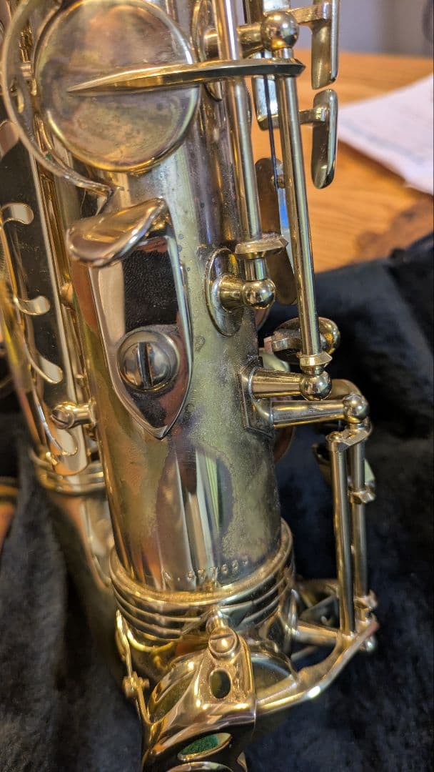 N*J様 アルトサックスH.SELMER SA-80 Serie Ⅲ 彫刻入