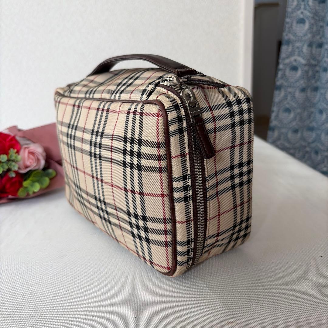 豪華 BURBERRYバーバリー ノバチェック柄 ビジネスケース×ポーチ セット