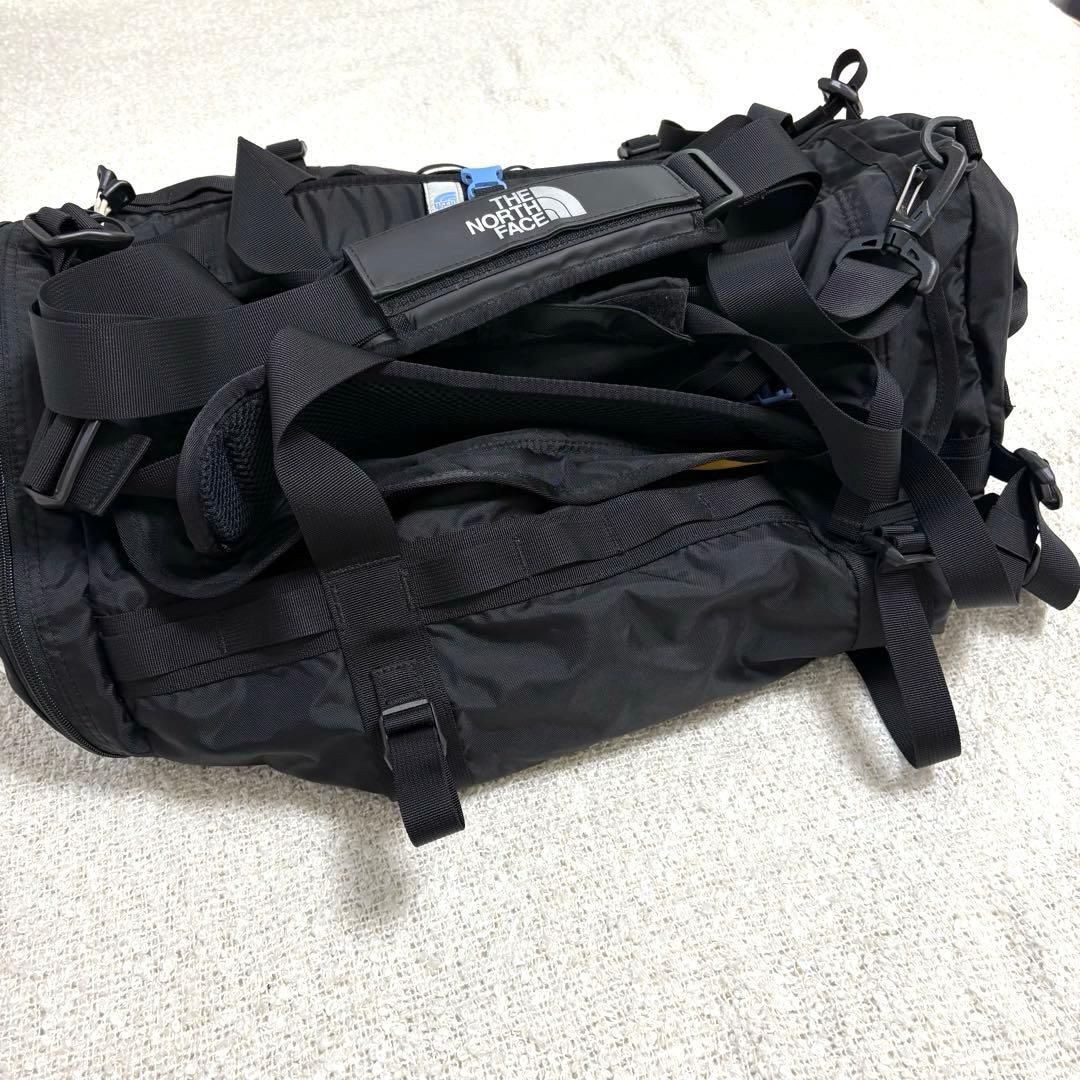 【美品】ノースフェイス ダッフルバッグ　50 ボストン　ナイロン　3way 黒