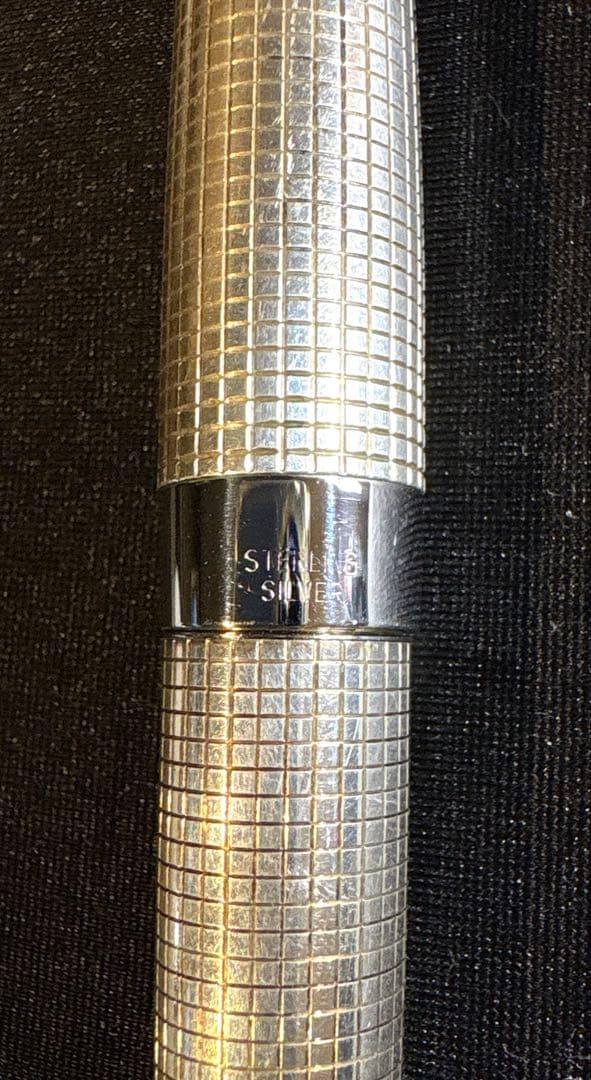 PILOTパイロットエリートスターリングシルバー 万年筆 ペン先/18K-750