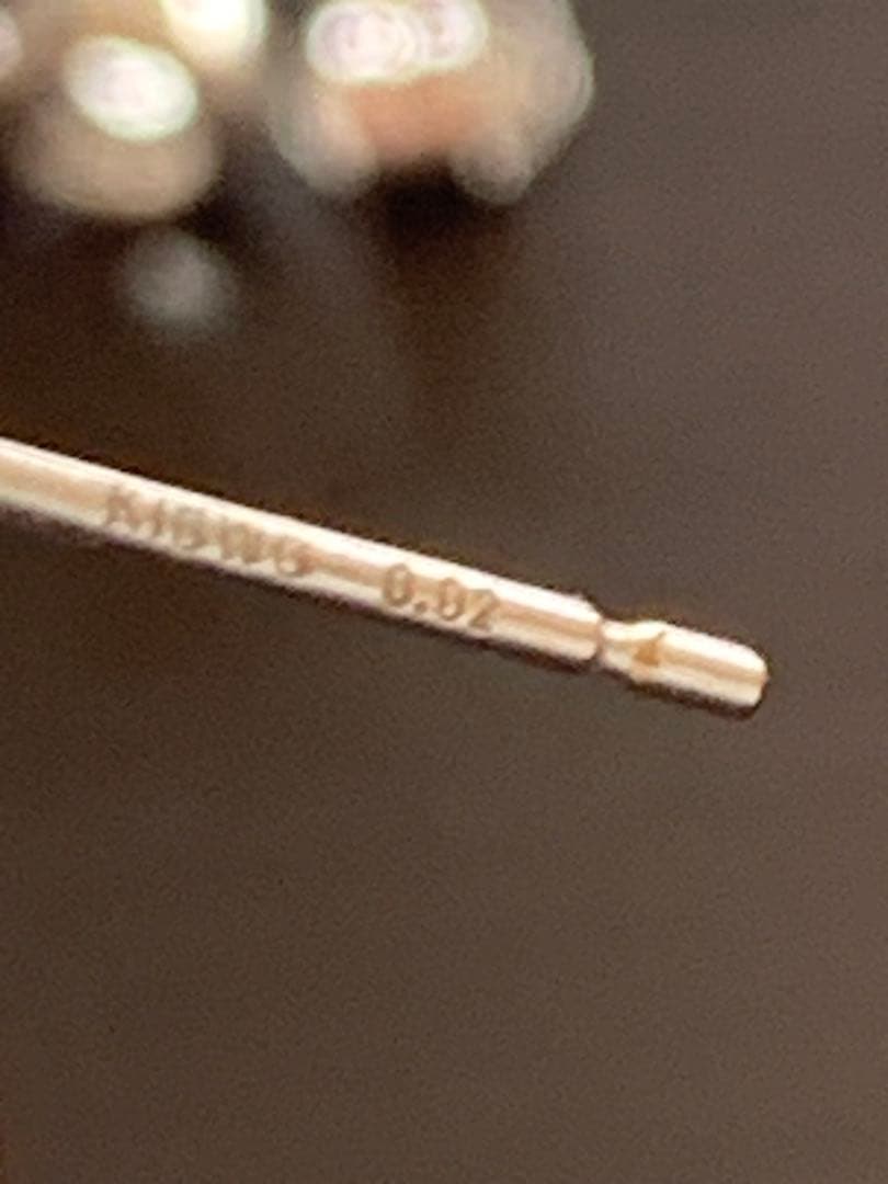 k18WGピアス✨ムーンストーン1.1g