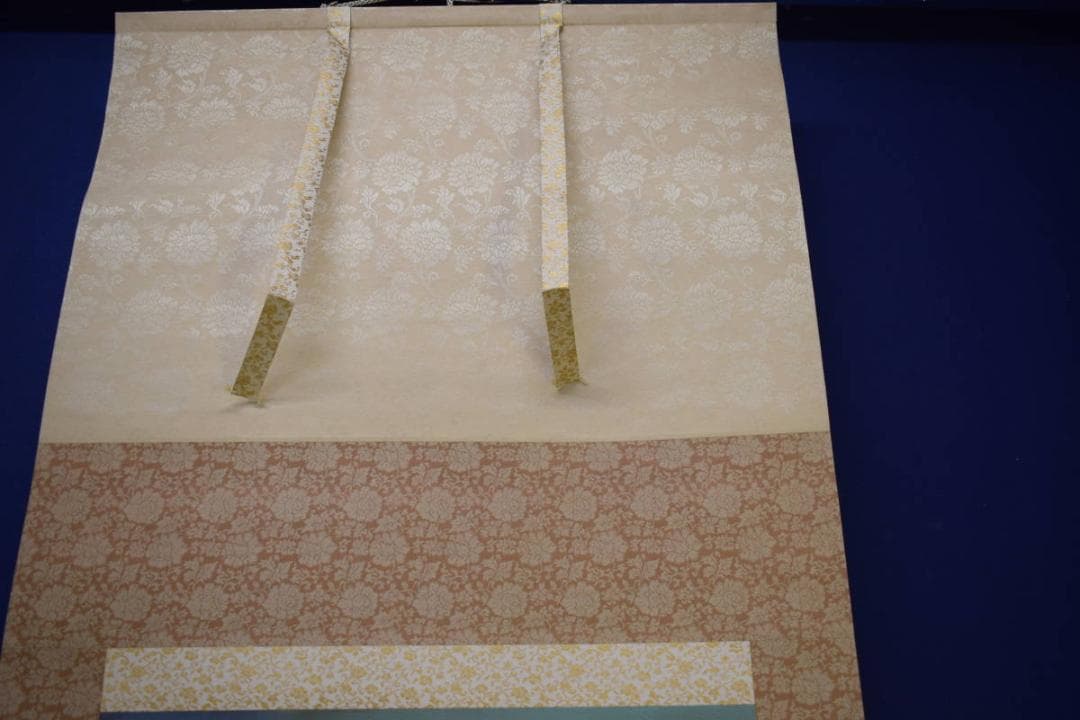 真作/間宮正/カワセミ図/花鳥/布袋屋掛軸HK-73