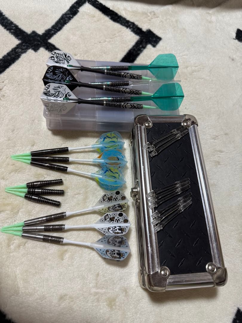 ダーツ5セット.アルミケース.全知全能