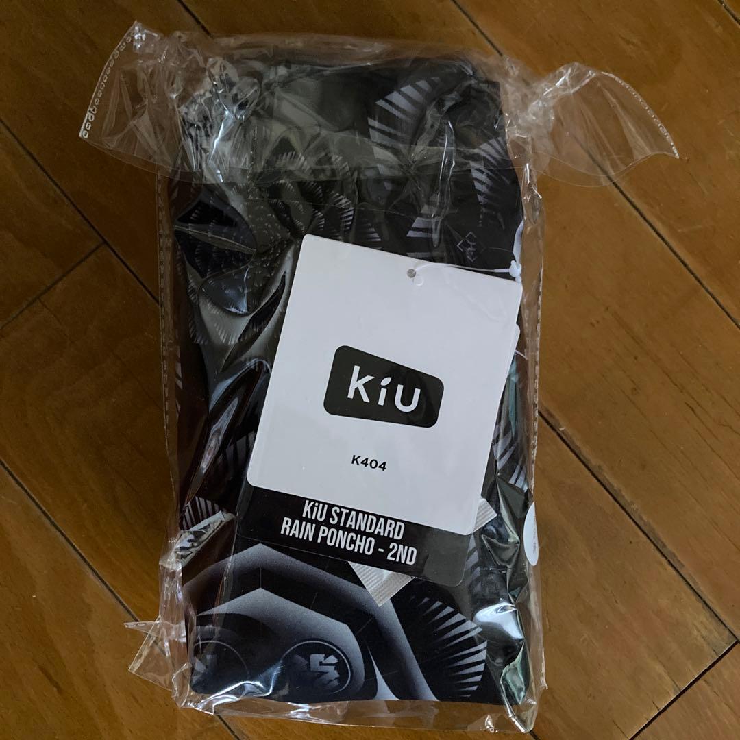 新品未開封　尽未来祭 × KiU コラボポンチョ「VOID」黒 BRAHMAN