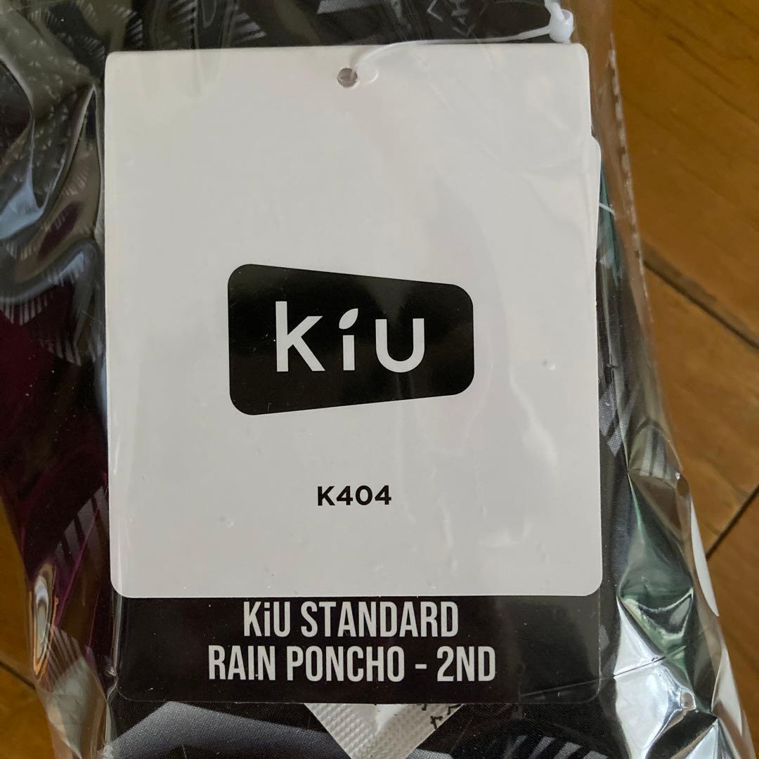 新品未開封　尽未来祭 × KiU コラボポンチョ「VOID」黒 BRAHMAN