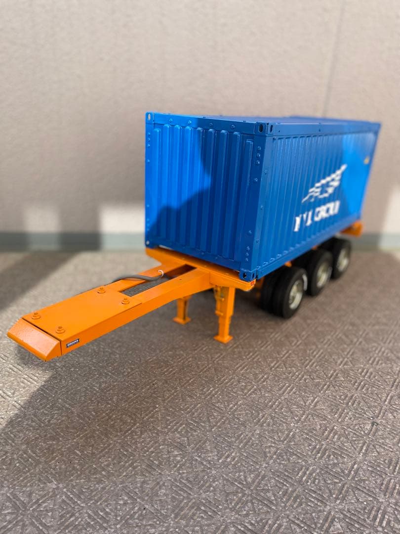 タミヤ 1/14 17プロフィア 20ft海コンシャーシ　フルオぺ　トレーラー