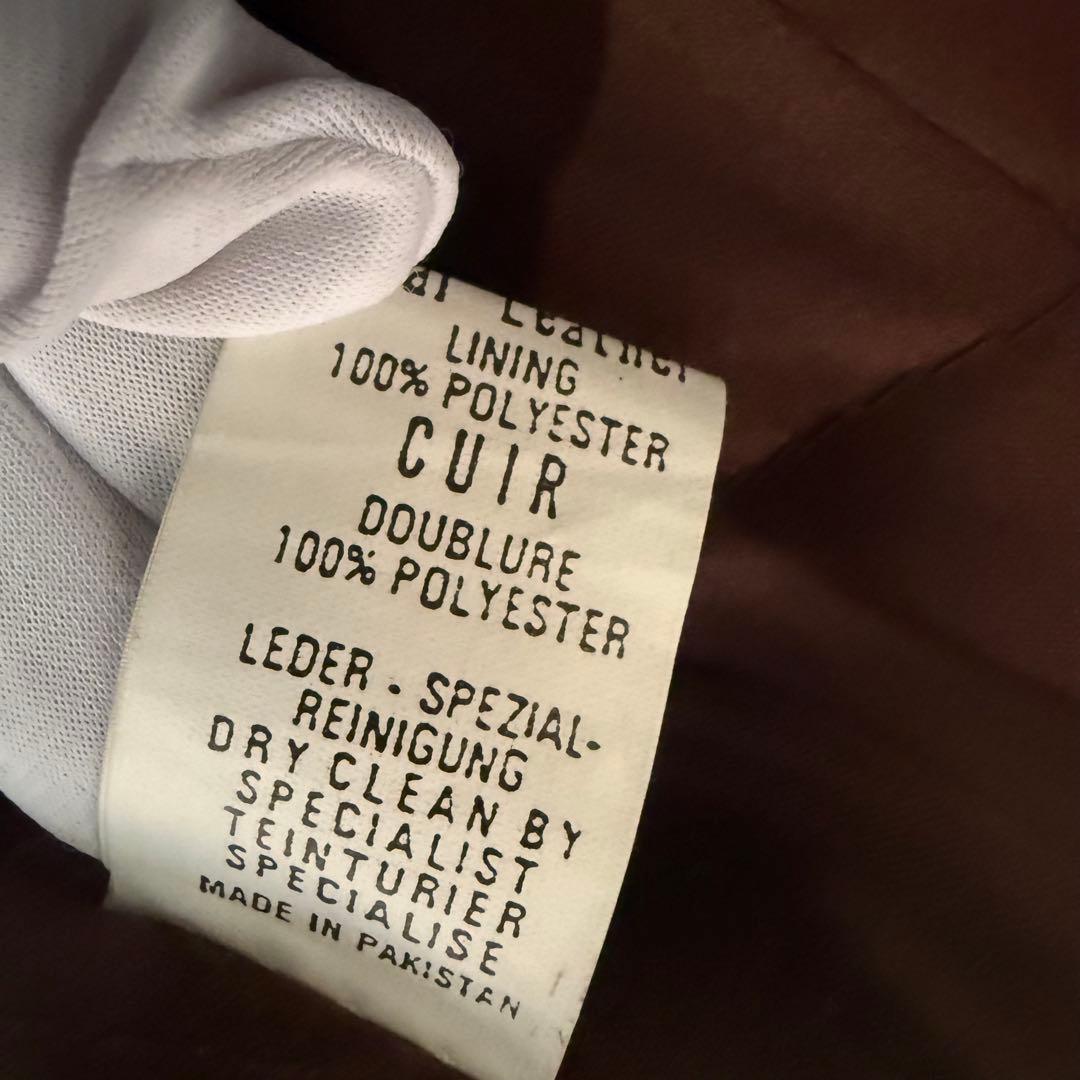 美品☆アメリカンノスタルジア　ライダース　シングル　ジャケット　本革　レザー