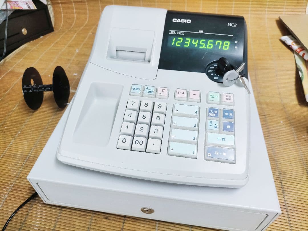 カシオレジスター　15CR　簡単便利特殊　送料込　021270
