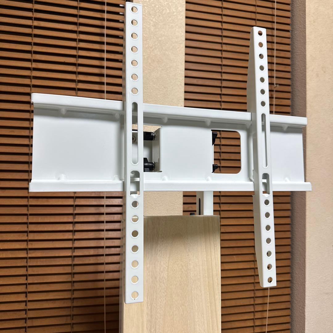 テレビスタンド 32～77インチ対応 隠しキャスター付き 【上下/左右首振り】