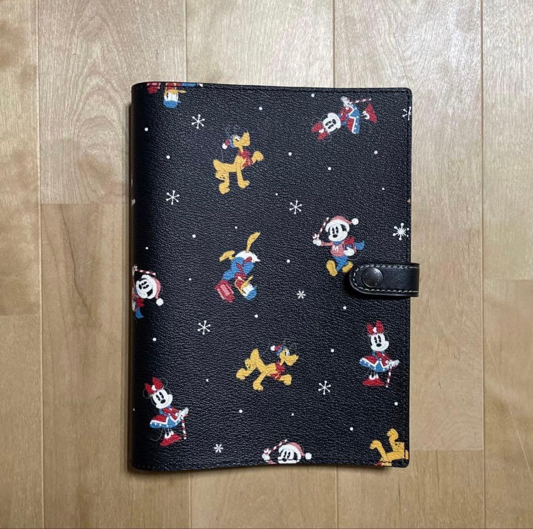 【COACH】ディズニー　コラボ　ノート&カバー　新品