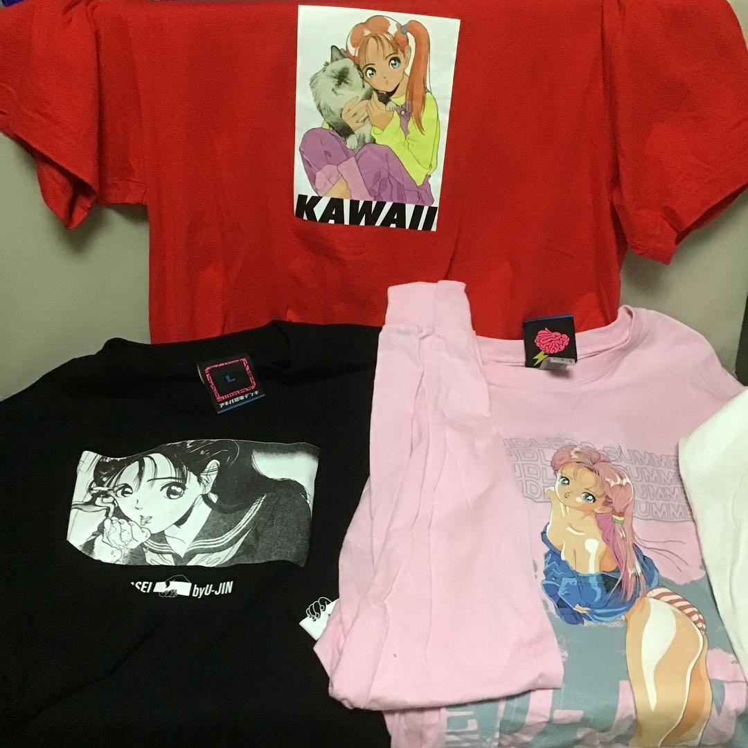 遊人　アキバ感電デンキ　Tシャツ　Lサイズ　６枚セット