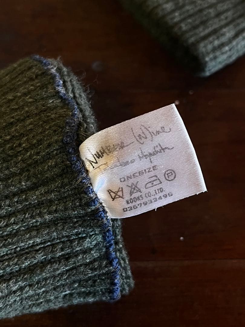 カート期 ナンバーナイン ニット グローブ 手袋