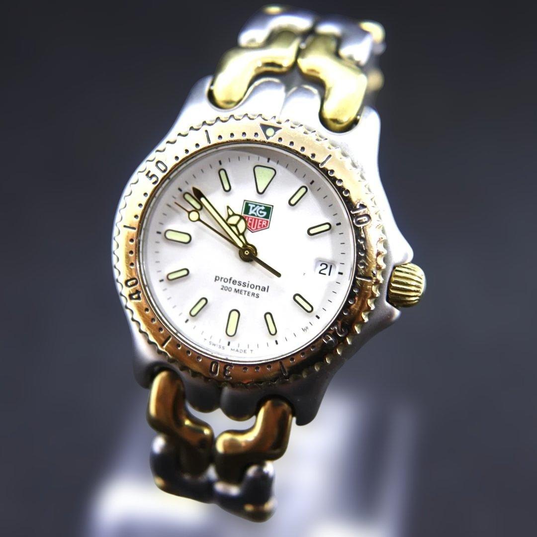タグホイヤー　Sel　S95.813K　腕時計　メンズ　34ｍｍ　クオーツ　白